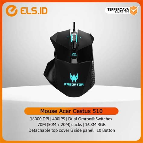 Jual Acer Predator Cestus Mouse Gaming Dpi Di Seller Els