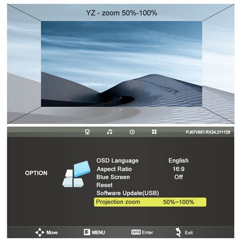 Everycom X70 Mini LED Support 1080P WiFi Projector Pocket Pico Portable ...