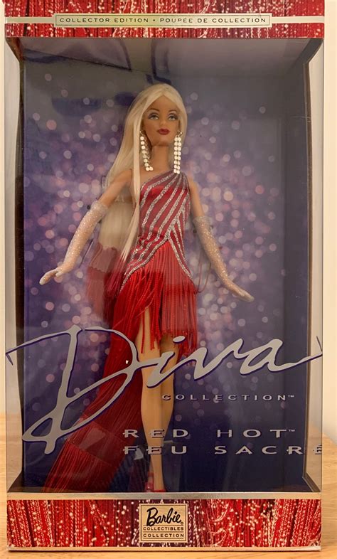 Vintage Red Hot Barbie Diva Collection New In Box Etsy