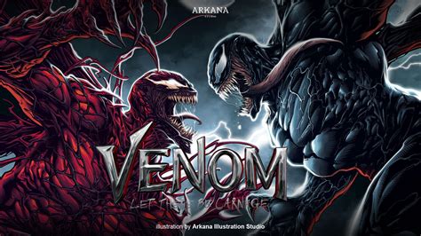 Venom vs Carnage by arkanaillustrations on DeviantArt