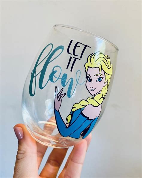 Disney T Disney Crafts Frozen Inspired Disney Inspired Elsa Wine Vinil Cricut Disney