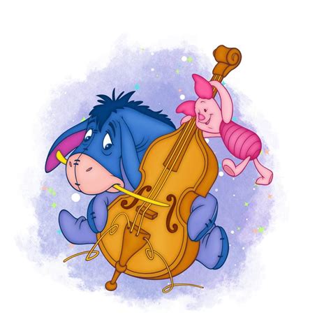 Eeyore Ang Piglet Watercolour Background, Winnie the Pooh Png Clipart, Eeyore Png, Piglet Png ...