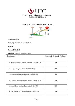 Examen Parcial GEOLOGÍA CI62 EXAMEN PARCIAL Ciclo 2022 Secciones