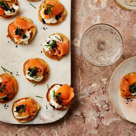 Smoked Salmon Blinis Canapes Fabulous Collection