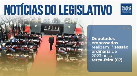 Alepa on Twitter Os deputados já empossados realizam a 1ª Sessão