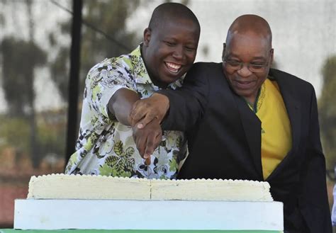 Former President Jacob Zuma And EFF Leader Julius Malema To Meet