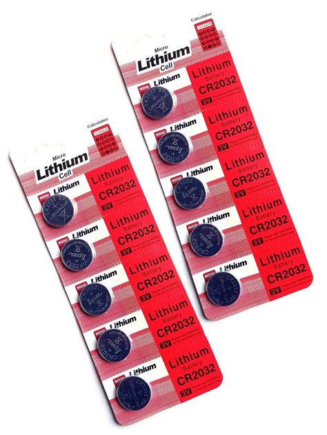 Micro Lithium Cell Coin Battery CMOS Pack Of 5 SGL Global