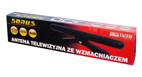 Pokojowa Antena Ze Wzmacniaczem Do Dvb T Sonus Tv