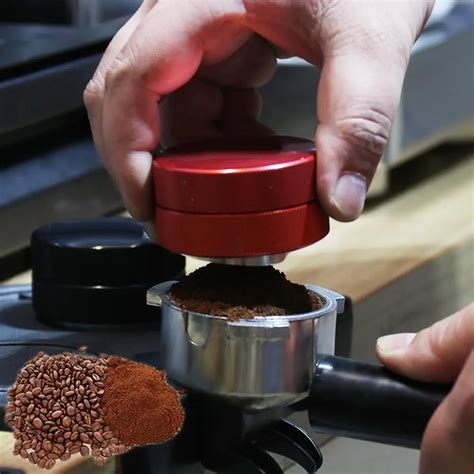 Manuelle Kaffee Tamper Edelstahl Einstellbare H He Espresso Pulver