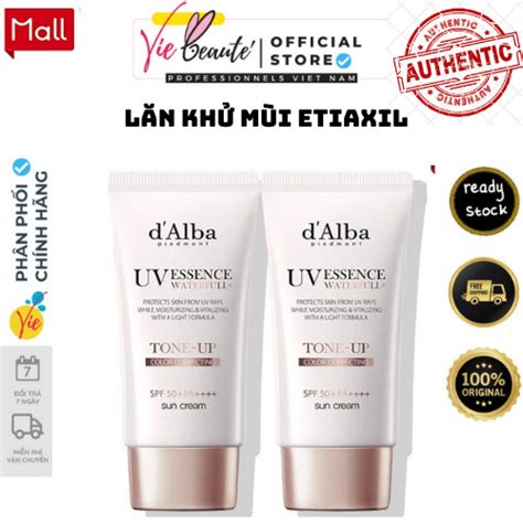 Kem chống nắng d Alba nâng tông da Waterfull Tone up Sun Cream SPF 50