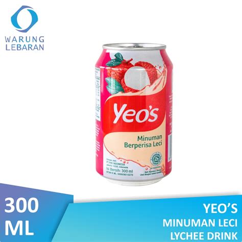 Jual Yeos Lychee Drink 300ml Shopee Indonesia