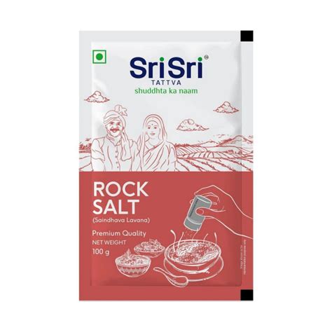 Соль каменная Sri Sri Tattva (Rock Salt Premium Quality), 100 г ...