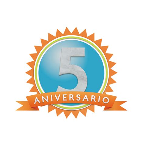 Descargar 5 Aniversario Png Transparente Stickpng