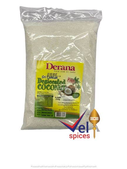 Buy Derana Desiccated Coconut Fine 250g Online Melbourne Velspices