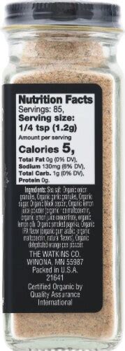 Watkins Organic Ipa Seasoning 3 6 Oz Kroger