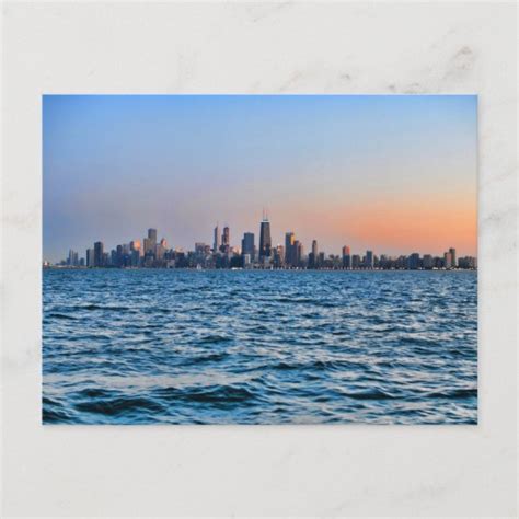 Chicago skyline postcard | Zazzle.com