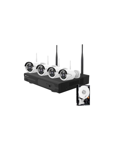 Nivian Kit Videosorveglianza Nvr Canali Telecamere Mp Wifi