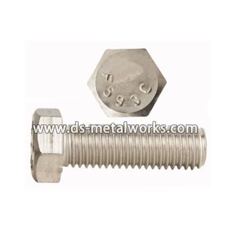 A2 70 A4 70 ASTM F593 Stainless Steel Hex Bolts China Dingshen Metalworks