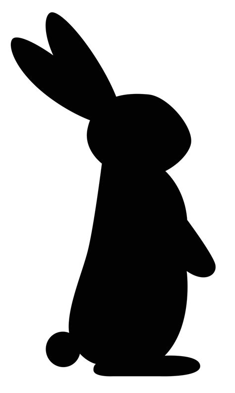 Standing Bunny Silhouette