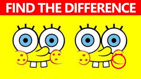 No One Can Spot The Difference Spongebob Youtube