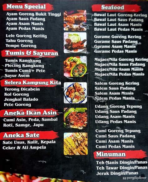 Selalu Diperbarui Menu Raja Sambal Devil Cempaka Putih