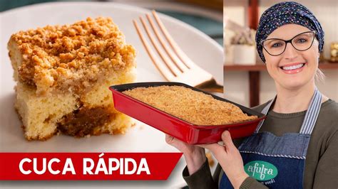 CUCA RÁPIDA DE DOCE DE LEITE CASEIRO Cozinhando Elis YouTube