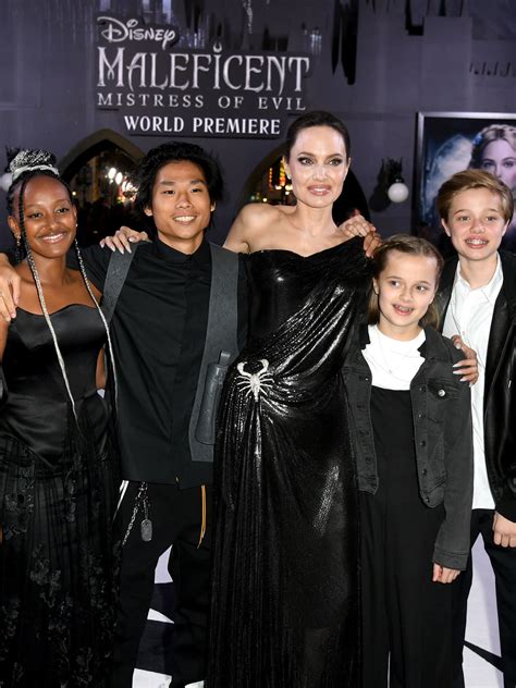 Photos Angelina Jolie Et Ses Enfants à Lavant Première De