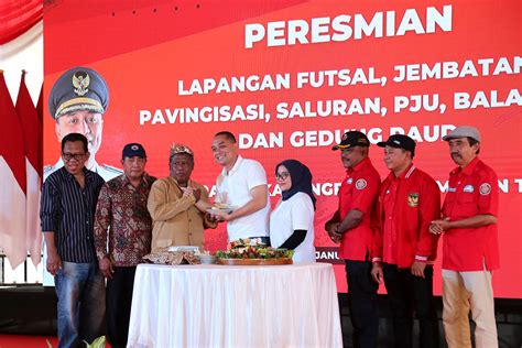 Wali Kota Eri Cahyadi Resmikan Sejumlah Fasilitas Publik Di Kelurahan