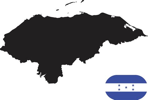 map and flag of Honduras 11174989 Vector Art at Vecteezy