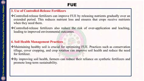 Fertilizer Use Effeciency Pptx