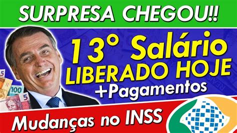 SAIU AGORA INSS Pagamentos LIBERADO HOJE 13 Salário INSS 2021