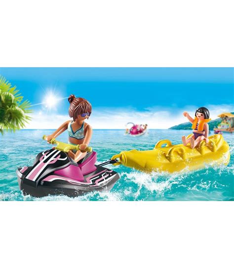 Playmobil Starter Pack Moto De Agua Con Bote Banan