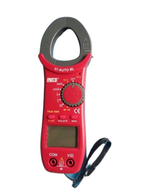 A V Meco Auto Bl Digital Clamp Meter V Aaa Batter At Rs