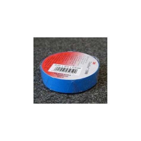 Ruban vinyl PVC adhésif isolant bleu 20M 19x0 15mm 3M Electricité