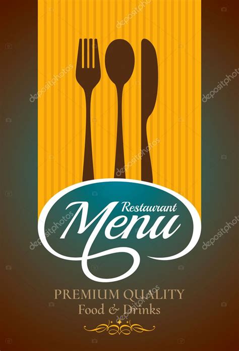 Restaurant Menu Card Design Stock Vector By Arrtfoto