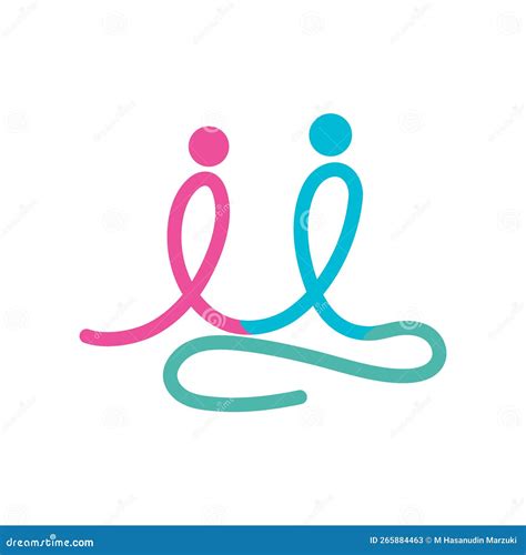 Abstract People Symbol Togetherness And Community Concept Design Stock