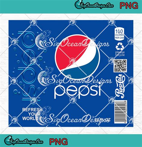 Pepsi Refresh Your World Full Wrap Cup Tumbler Png  Design For Shirt