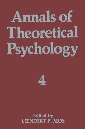 『annals Of Theoretical Psychology』｜感想・レビュー 読書メーター