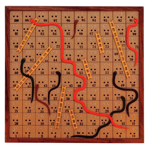 Snakes Ladders Board Game At 1850 Piece Snakes And Ladders In New