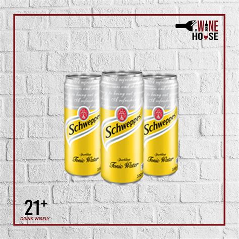 Jual Schweppes Tonic Water Can Ml X Kaleng Shopee Indonesia