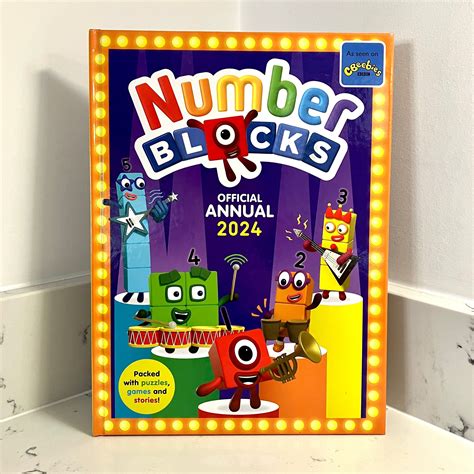 Numberblocks 2024 Annual Latest Edition With Games Maths Puzzles And