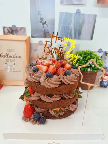 Chocolate Fruit Naked Cake Dessert Plan