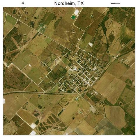 Aerial Photography Map Of Nordheim Tx Texas