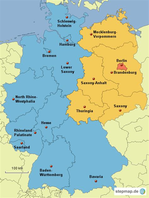 Karte Teilung Ost West Deutschland Ki Landkarte Deutschland