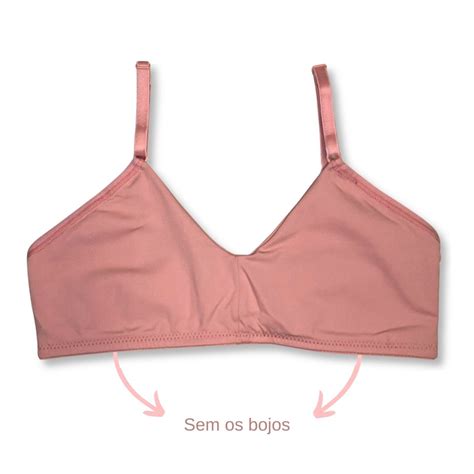 Sutiã Infantil Bojo Removível Básico Michelle Galé Lingerie