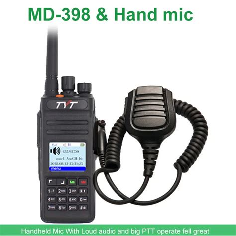 Md398 Tyt TYT Md 398 Digital Walkie Talkie 10W UHF 400 470mHz Two Way