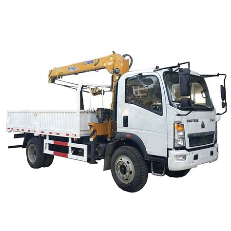 HOWO 4ton-5ton cargo crane truck - fuel truck,sewage suction truck ...