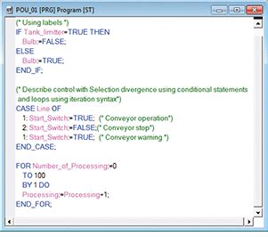 Standardization Of Program Gx Works Features Of The Software