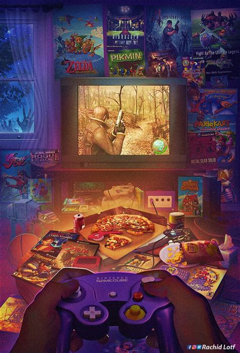 Nostalgia Meets Artistry In This Incredible Video Game Artwork Retro