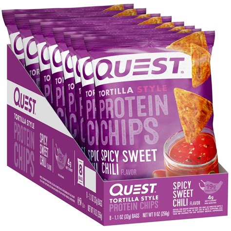 Quest Nutrition Quest Tortilla Style Protein Chips Spicy Sweet Chili